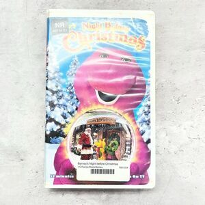 Barneys Night Before Christmas VHS 1999 Clamshell Kids Movie Classic Cartoon